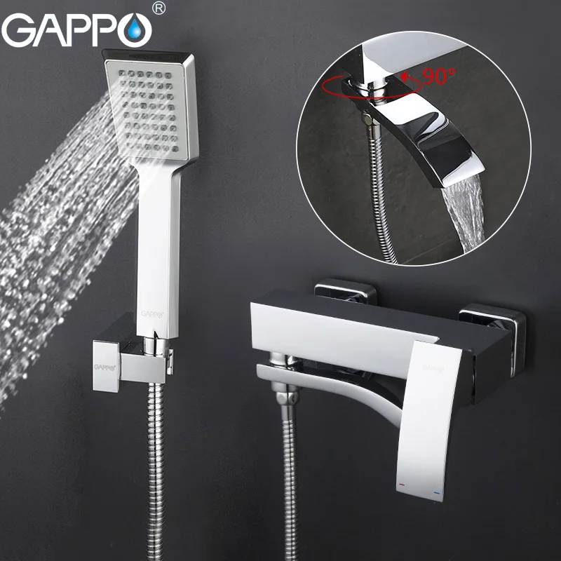 US $132.57 GAPPO Bathtub Faucets bathtub mixer tub faucet bathroom shower tap basin faucet water sink mixer shower system