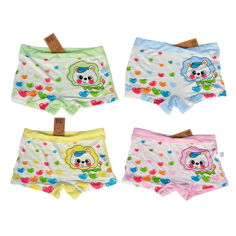 Трусы боксеры детские из модала 12 шт./лот|child underpants|girls underweargirls underwear brands |