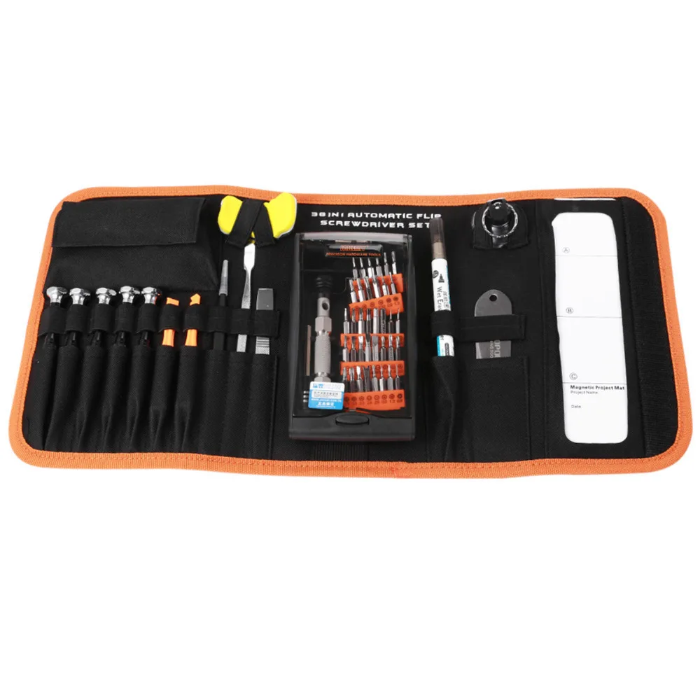 

JAKEMY Repair Tools Kit Ferramentas Screwdriver/Metal Spudger/Oily Pen/Absorb Operating Mat For Computer Mobile Phone Furniture