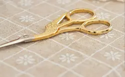 (Золотой/Серебряный) старинные ножницы цапля в форме утилита Ножи ножницы для DIY дома и офиса и школы предметы для резки