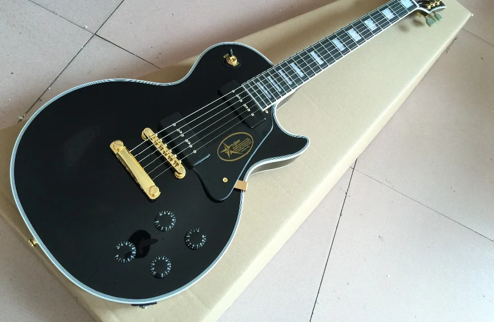 

LP standard custom Electric guitar with Black P90 Pickup,Ebony Fingerboard, All color are Available,Some countries Free Shipping