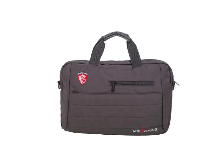 Новая Оригинальная аутентичная Портативная сумка для компьютера через плечо 15,6 дюймов подходит для MSI GE60 GS60 сумка для компьютера - Цвет: Черный