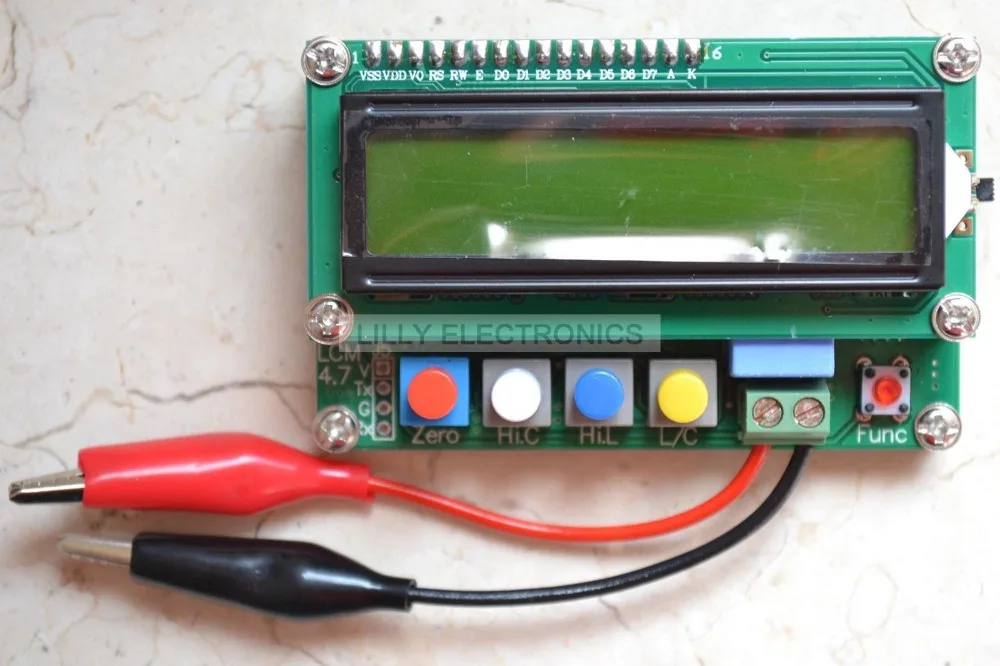 Мини USB 1602 LCD 5V LC100 A точный электронный измеритель индуктивности|capacitance meter|capacitance