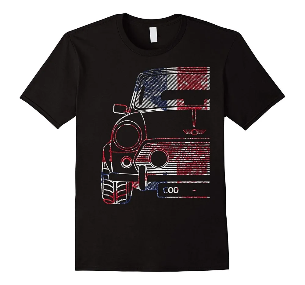 

Classic Mini Uk Roughed Men Tops Tees 2019 Newest Summer Fashion Printing O-Neck Custom Design T Shirts