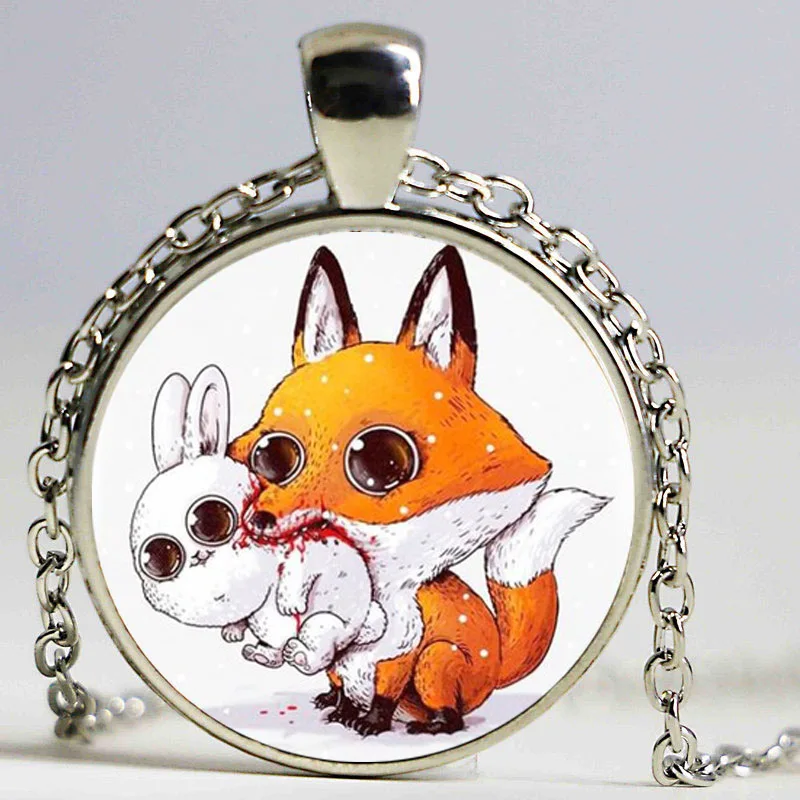 2pcslot Fox And Rabbit Logo Wood Ear Gauge Plug And Tunnel Ear Stretchers Expander 6mm-25mm Saddle Fit Plug Piercing