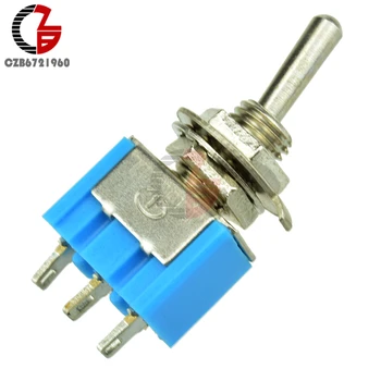 

10Pcs MTS-102 Mini 3Pin Slide Switch SPDT ON-ON 3 Pin 2 Postion Miniature Toggle Switch VE067 AC 125V 6A