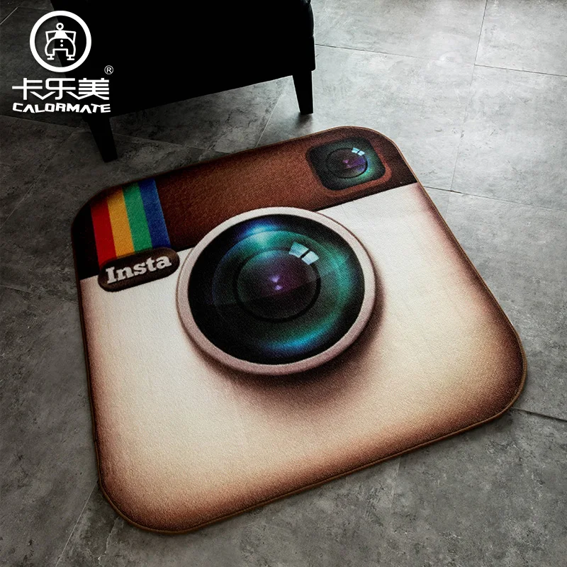 Square font b Door b font Mat Creative font b Camera b font Rugs And Carpets