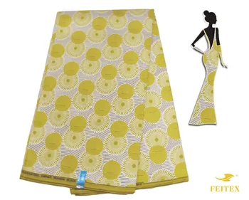 

african fabric 100% Cotton fabric good quality africa prints fabric 2019 6yard