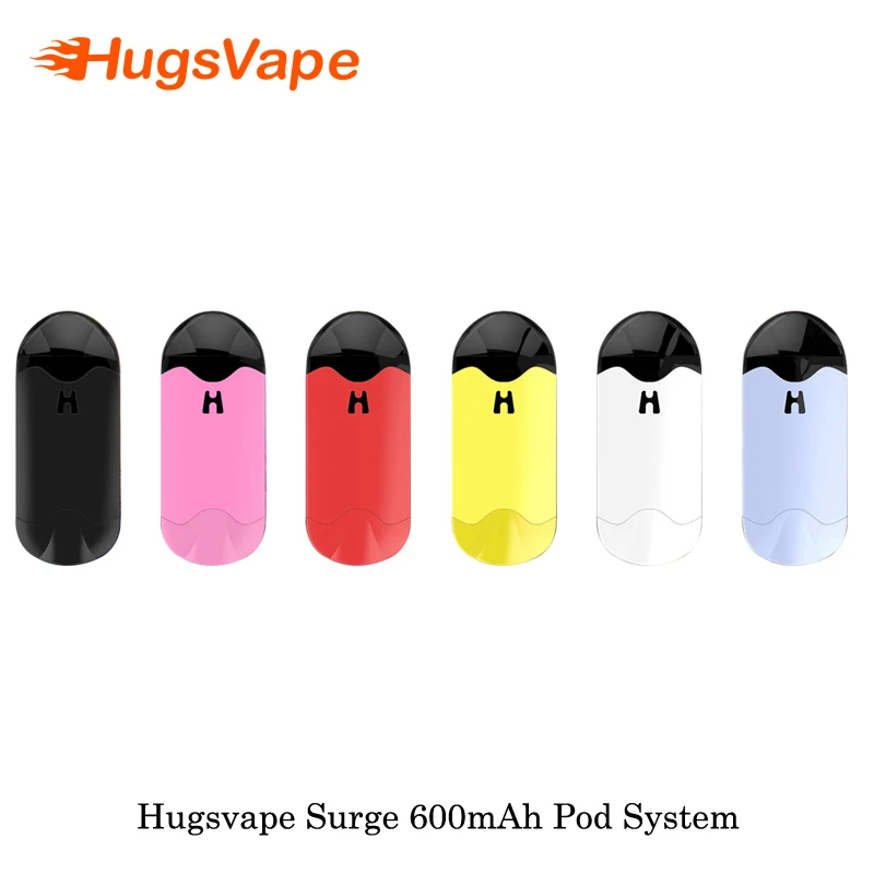 Электронная сигарета Hugsvape Surge Pod system Vape ручка комплект с 600 мАч встроенный