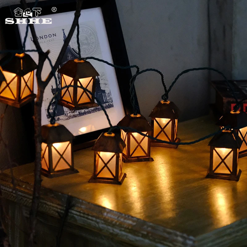 

10LEDs House Shaped LED String Light for Indoor Decoration Girl Room Decorative Holiday Lights Wedding Party Garland Lighting