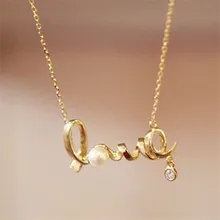 New Fashion Short Necklaces Love Imitation Pearl Necklaces Chain Letter Personality Clavicle necklace Pendant Jewelry New Fashion Short Necklaces Love Imitation Pearl Necklaces Chain Letter Personality Clavicle necklace Pendant Jewelry