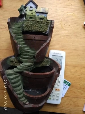 1pcs bonsai planter pot Fashion cartoon house flower pots resin large garden flowerpot garden plant decoration dropshipping 6 (3)