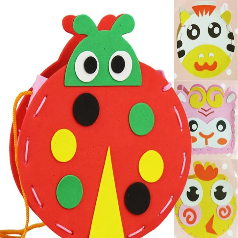 EVA мультфильм DIY ручной работы сумка Дети Детские развивающие игрушки подарок на день рождения День рождения Хэллоуин