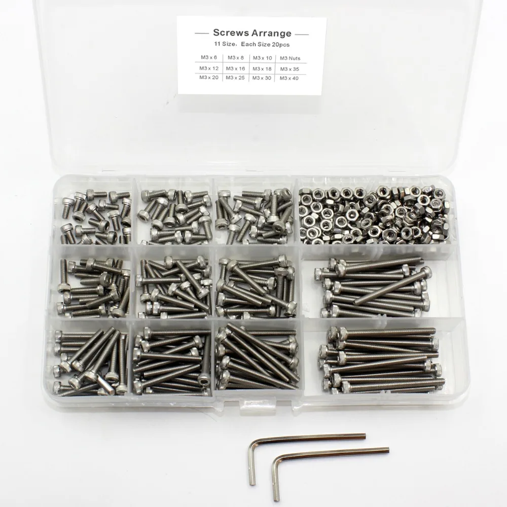 M5 X 20 Acero Inoxidable Cabeza Hexagonal Tornillos Y Tuercas 10 Pack