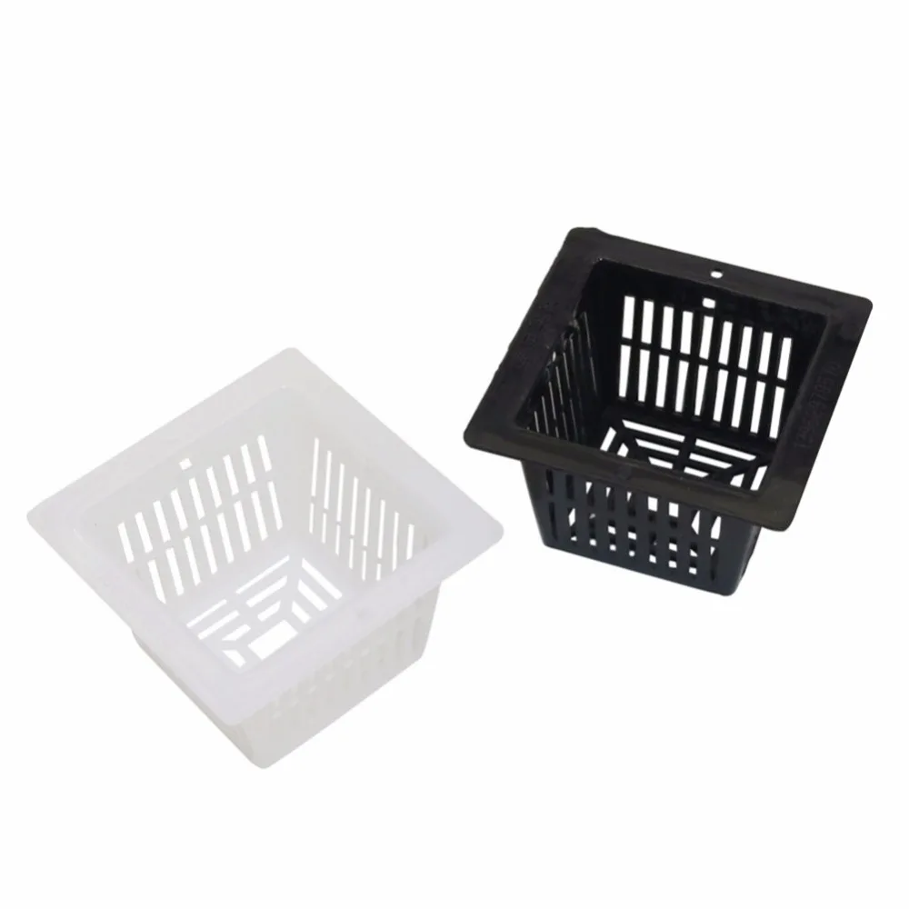 20 Pcs Plastic Orchid Planter Container Flower Pot Soilless Grow Basket