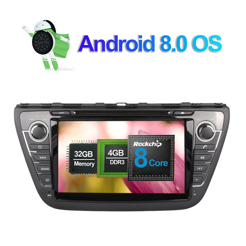 Top 8 Inch Android 7.1/8.0 Octa Core 4GB RAM Car Radio Stereo with GPS Navigation For Suzuki Sx4 S cross 2013- Car Multimedia Player 1 Top 8 Inch Android 7.1/8.0 Octa Core 4GB RAM Car Radio Stereo with GPS Navigation For Suzuki Sx4 S cross 2013- Car Multimedia Player 1