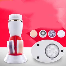 4 в 1 водонепроницаемый Электрический очищающий крем для лица поры очищение кожи от угрей массажный ролик для женщин косметическое устройство Многофункциональный