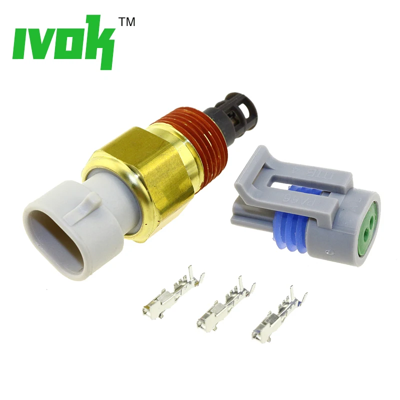 Комплекты с бесплатной вилкой датчик температуры воздуха для Chevrolet Express Cadillac Buick GMC Pontiac 25037225 25036751 25037334