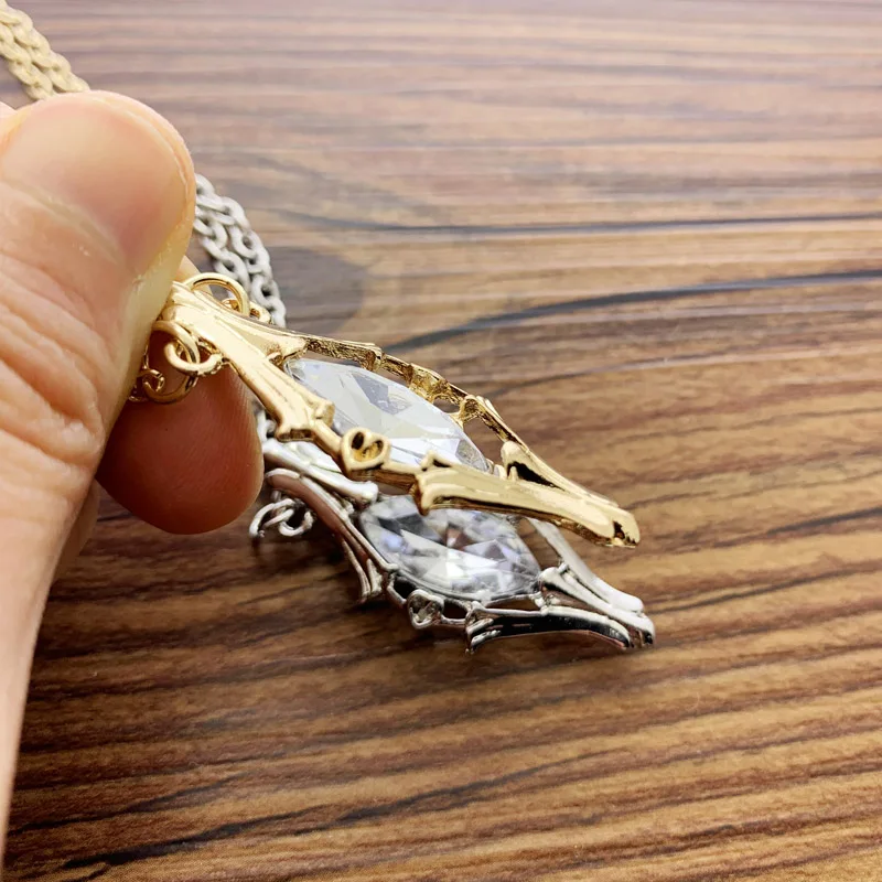 LOTR ожерелье с подвеской в виде бутылки из хрусталя подарок Галадриэль светильник
