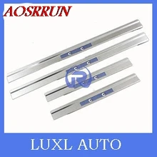 Светодиодный накладка на пороги из нержавеющей стали для Фольксваген Пассат СС 2009 2010 2011 2012 2013 автомобильные аксессуары автостайлинг