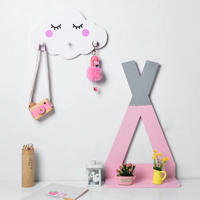 Llaves de MDF de madera forma abrir cerrar puerta Craft Decoración Llavero