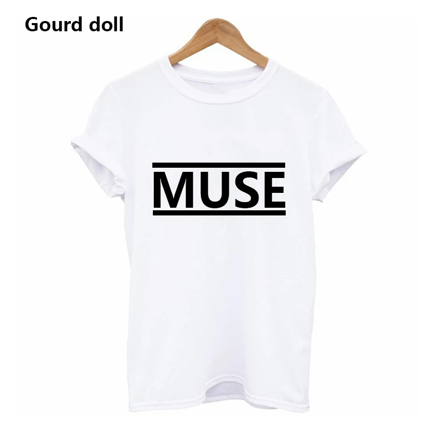 Womens Short-Sleeve Summer T-Shirts Muse The Resistance Breathable Blouses Tops