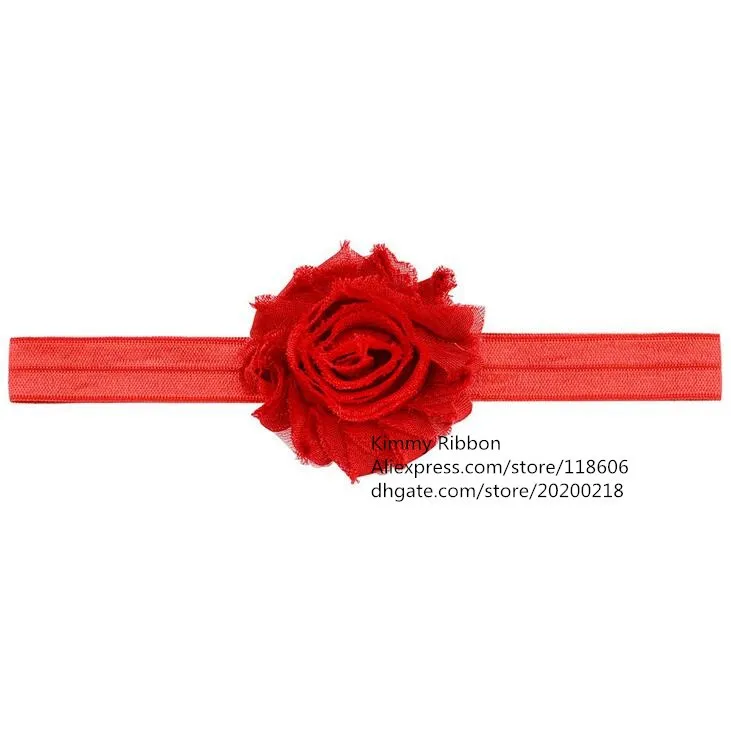Fabric flower with elastic band11