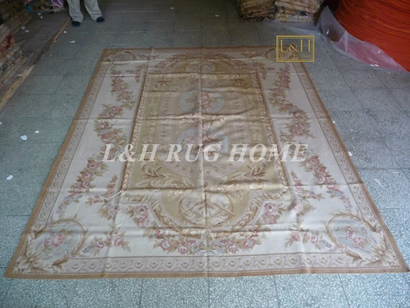 4'x6 'Французский Aubusson ткань rugs ковры ручной работы aubusson