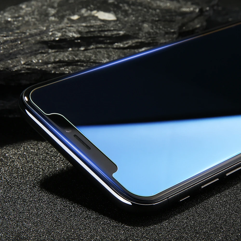 

DOEES 9H 3D Edge Protection Plating Mirror Tempered Glass For iPhone X Screen Protector Full Cover Colorful Glass Film For iX