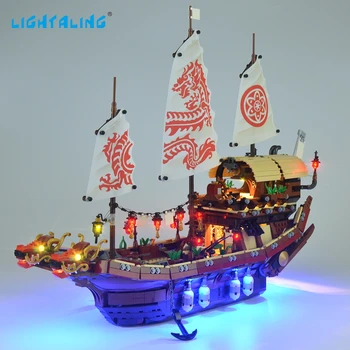 

LIGHTALING Led Light Kit For 70618 Ninja Final Fight Of Destiny's Bounty Light Set Compatible With 06057 31076 10723 NO Model