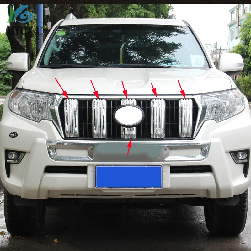 

2018 ABS chrome tail light cover For Toyota Land cruiser Prado fj150 fj 150 car styling lamp cover accessories for prado 2pcs