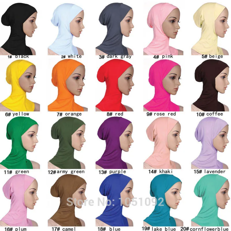Under Scarf Hat Cap color chart 20