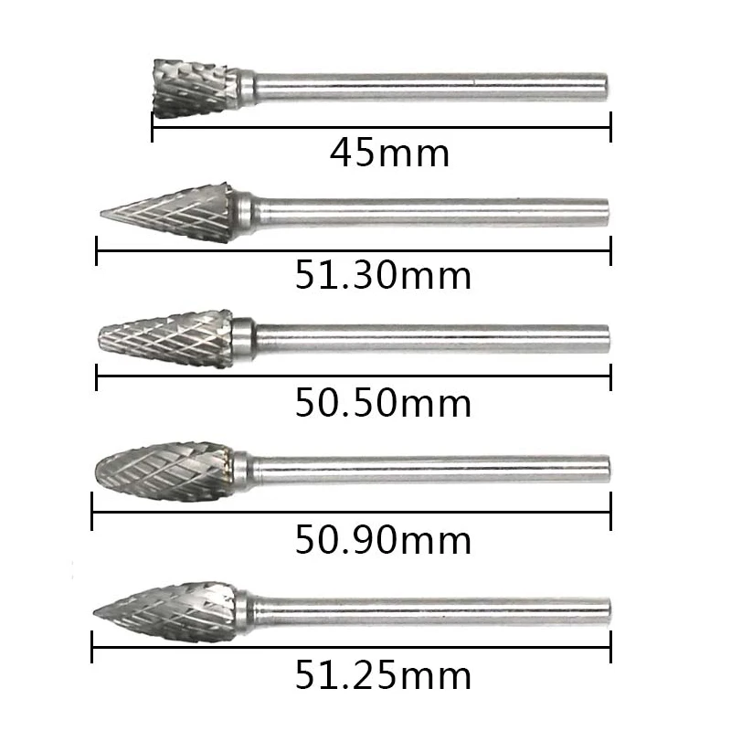 Новые 10 шт. Dremel твердосплавные сверла набор роторных сверл микро сверла для металла деревообрабатывающий инструмент для резьбы стекло Алмаз 3x6 мм