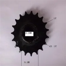 Вездеходы ATV UTV 4x4 звездочки 19 зуб за цепь 428 цепи мотоциклетные go kart квадроцикл вездеход квадроциклы cf moto atv квадрацикл картинг для квадроцикла багги мотовездеход 250cc 150cc квадрацыкл