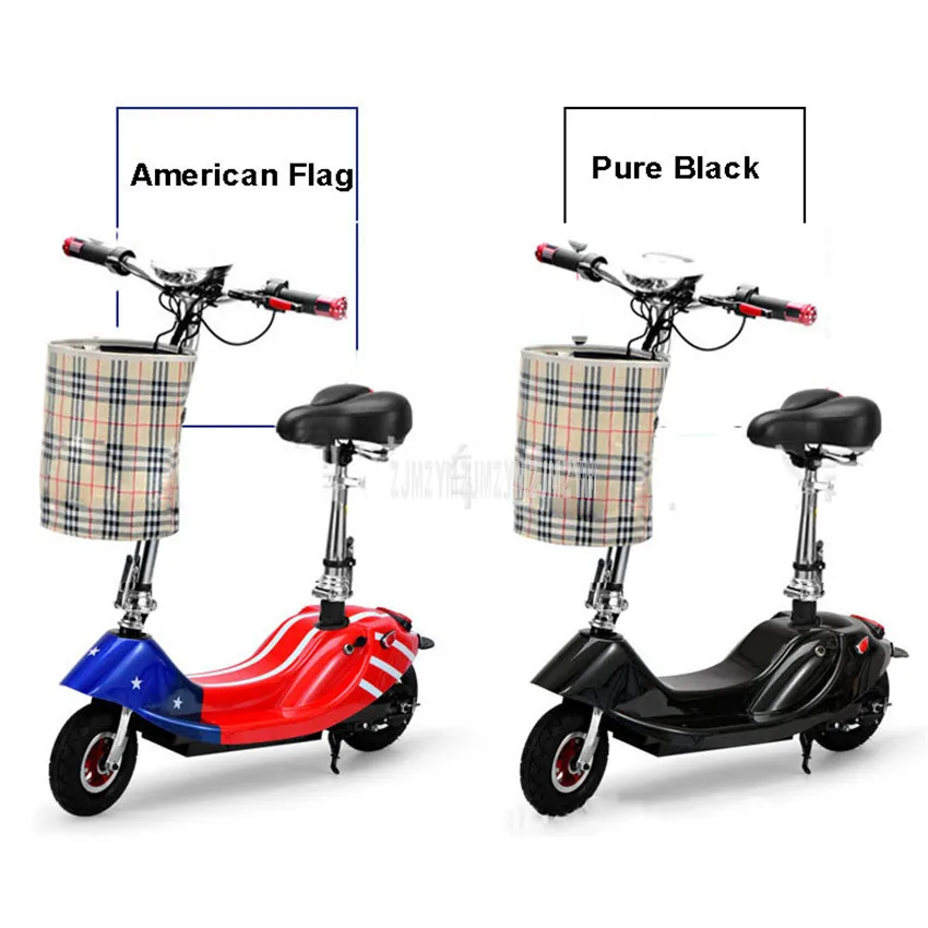 Cheap Mini Bike Foldable E-bike Adult Electric Bicycle Bike Women Lady Electric Scooter 350W Brush Motor With Seat 24V 8/10AH Battery 3