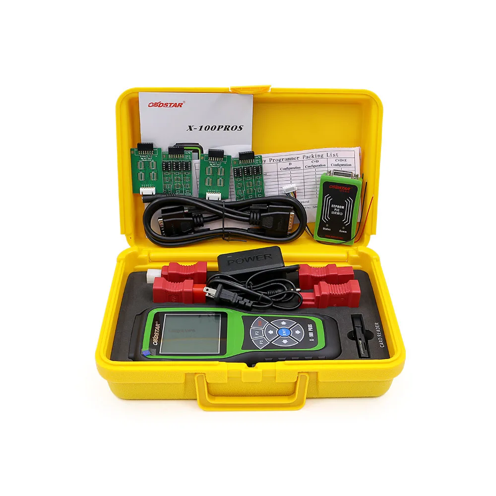 2018 Новый OBDSTAR X 100 Pros C D E OBD2 автоматический ключ программист + инструмент коррекции