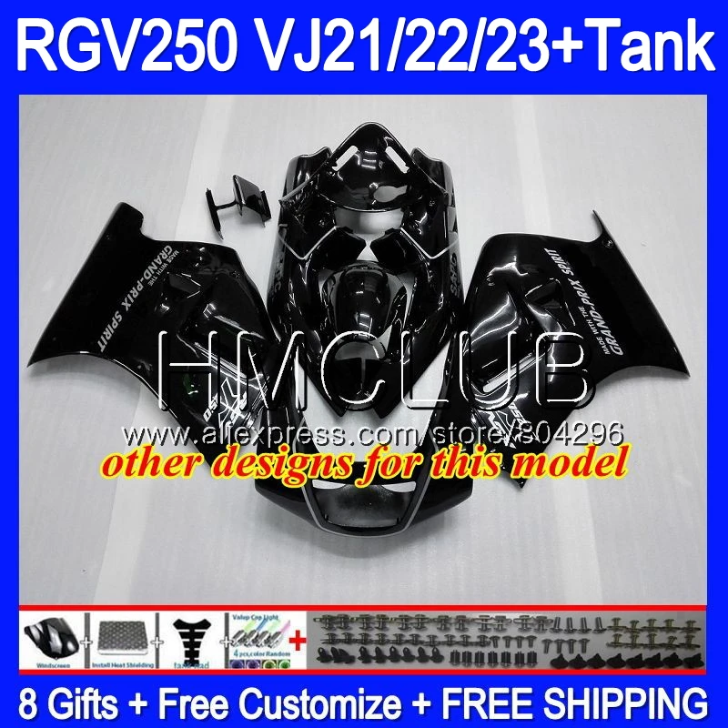 + Бак для SUZUKI VJ21 RGV250 88 89 90 91 92 93 39HM.20 RGV 250 VJ22 1988 1989 1990 1991 1992 обтекатель Горячий