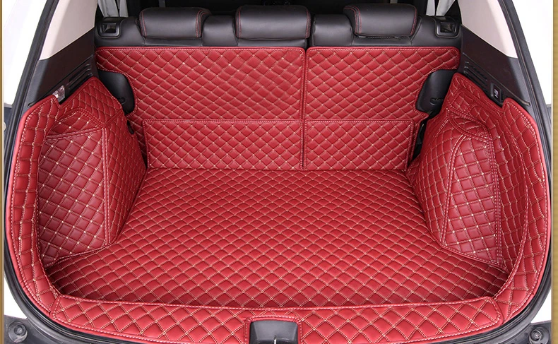 Lsrtw2017 волокна кожи багажник автомобиля коврик для honda hr-v hrv vezel интерьерные аксессуары грузовой задняя крышка