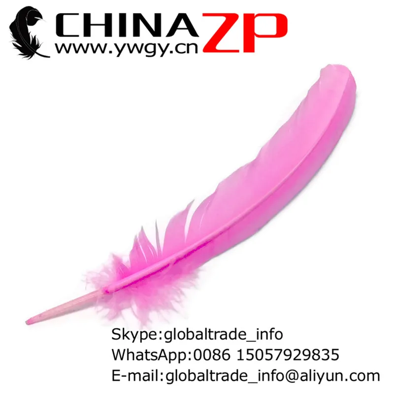 

Завод CHINAZP, 50 шт./лот, отборные высококачественные окрашенные розовые перья индейки, имитация орла