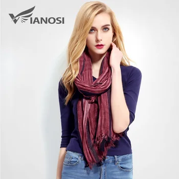 

[VIANOSI] Fashion Foulard Femme Luxury Design Cotton Scarf Women Brand hijab Linen Bandana Large Shawl Ladies Scarves VR011