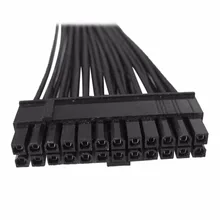 Upgrade 24pin 20+4pin Dual PSU ATX Power Supply Adapter Cable Connector For Mining 30cm Starting Line Computer Components