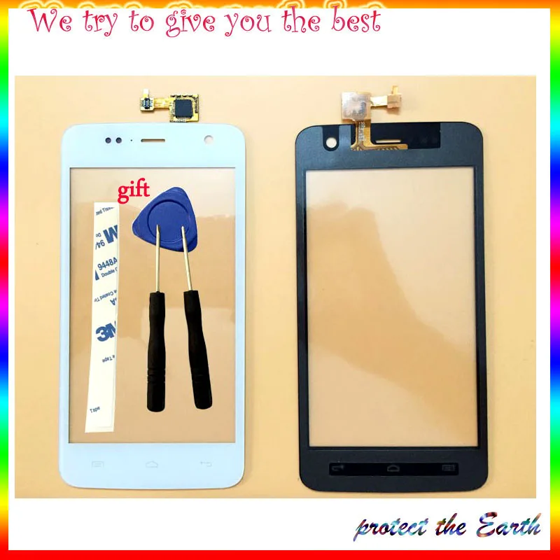 

4.7 inch Touchscreen Sensor For Explay Vega Cell Phone Capactive Front Glass Touch Screen Digitizer Panel With Stickers Tools