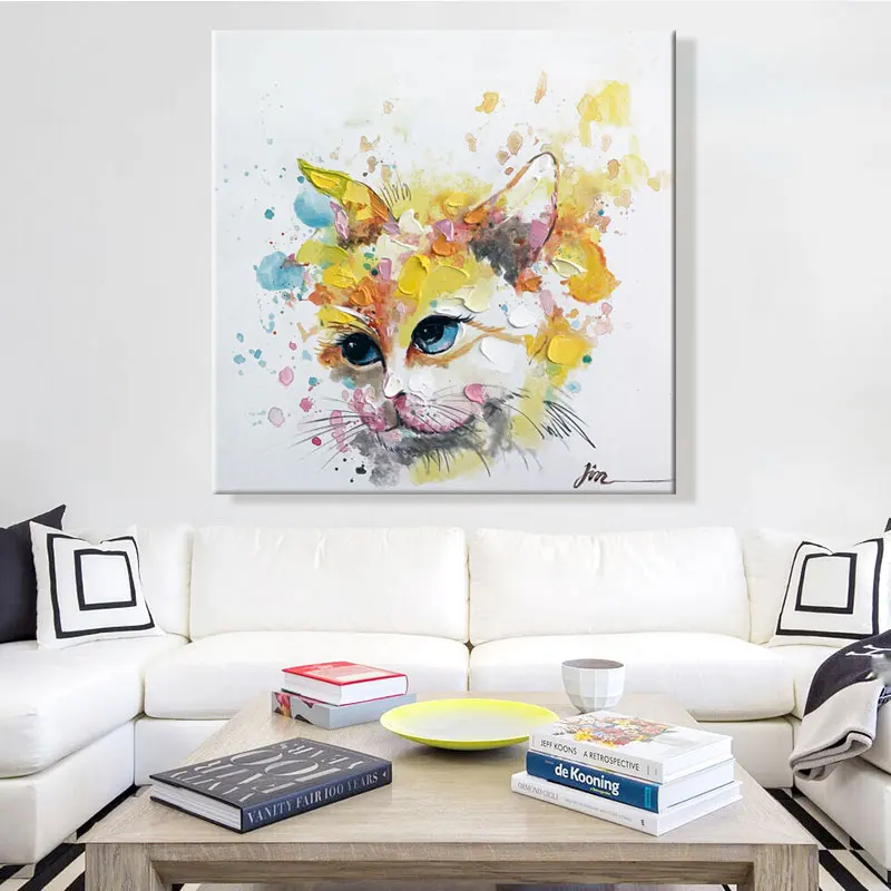 Billig Farbe durch zahl kunst malerei durch zahlen riotous mit farbe vogel cattle Elefant Tiger katze Tinte malerei Füllung und färbung