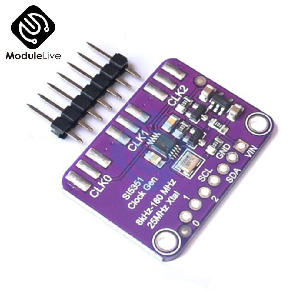 SI5351 модуль генератора частоты часов GY-SI5351 генератор сигналов часов 8KHz-160 модуль MHz высокочастотная волна
