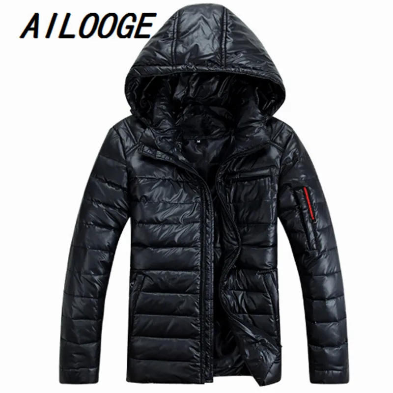 

High Quality 2016 New Fashion Mens Winter Hooded Down Jackets Male Fur Collar Puffer Goose Down Jacket Men Thicken Parka Coat