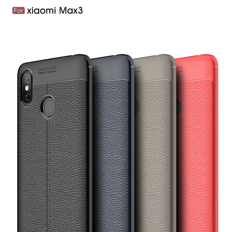 Чехол для Xiaomi Mi Max 3 / Max3 6 9 &quot роскошный мягкий силиконовый чехол с зернистой