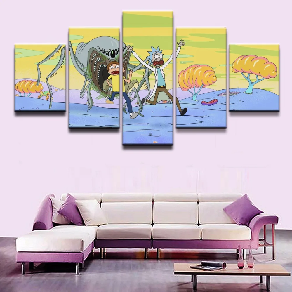 Modern Decor Canvas Animated Science Fiction Comedy 5