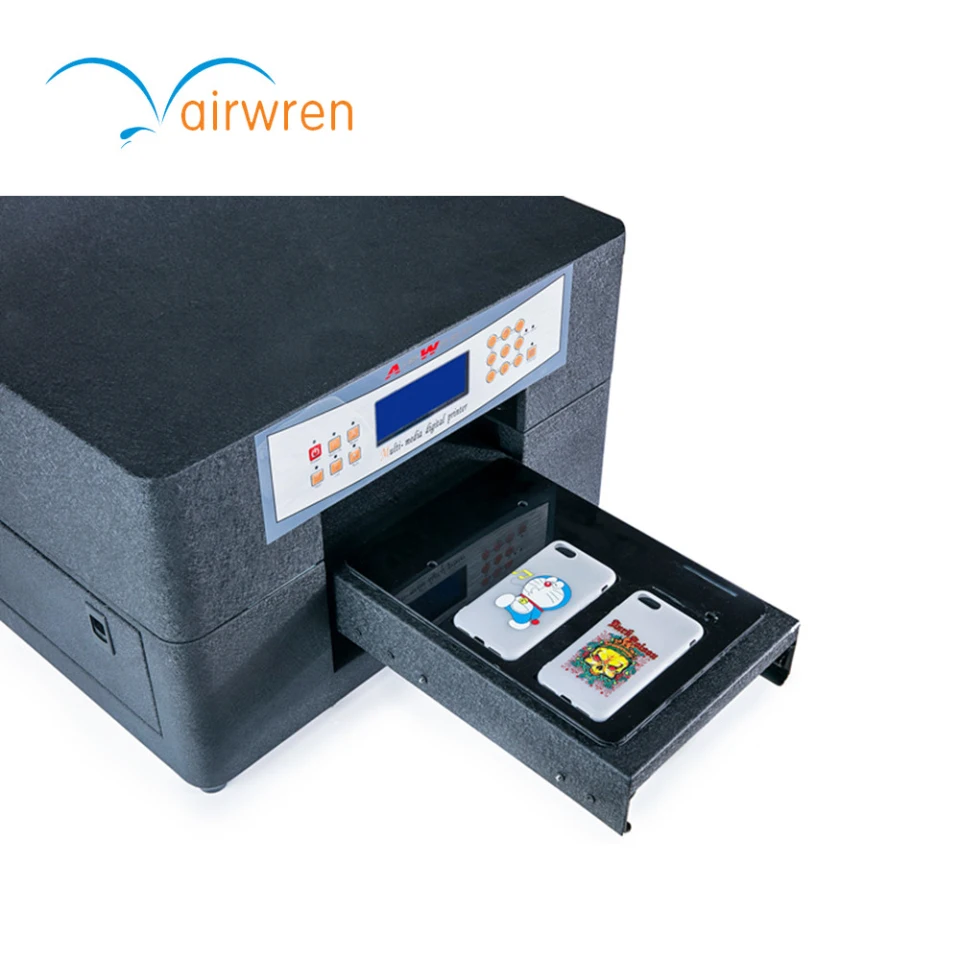 

New AR-LED Mini6 Digital A4 Flatbed UV Printer with 6 color 3d effort
