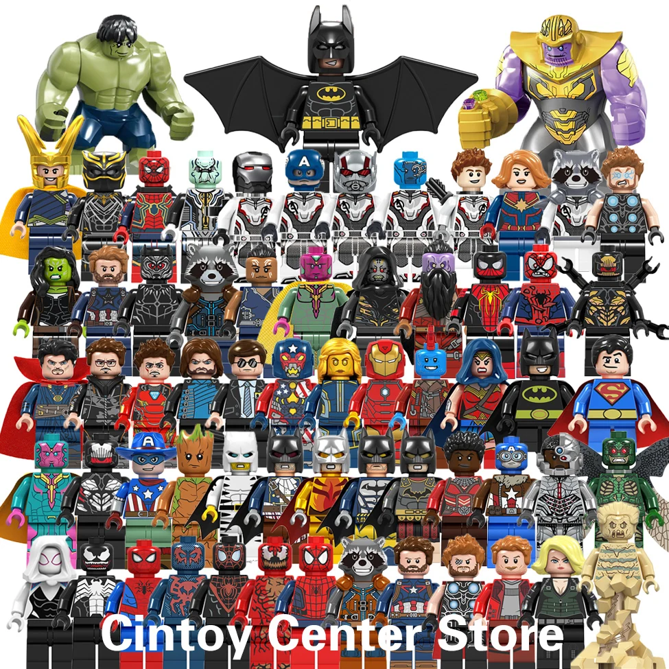 

Building Blocks Marvel Figure Super Heroes Captain America Ant Iron Man Hulk Thanos Endgame Toy LegoINGlys Marvel Avengers Brick