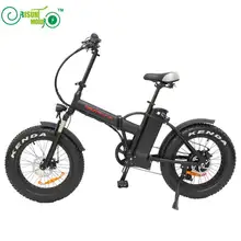 RisunMotor 48В 500 Вт 8Fun/Бафане-концентратор мотор Электровелосипедом мини складной 20 дюймов жира шин Электрический велосипед с 48 В 12.5 AH литиевая батарея